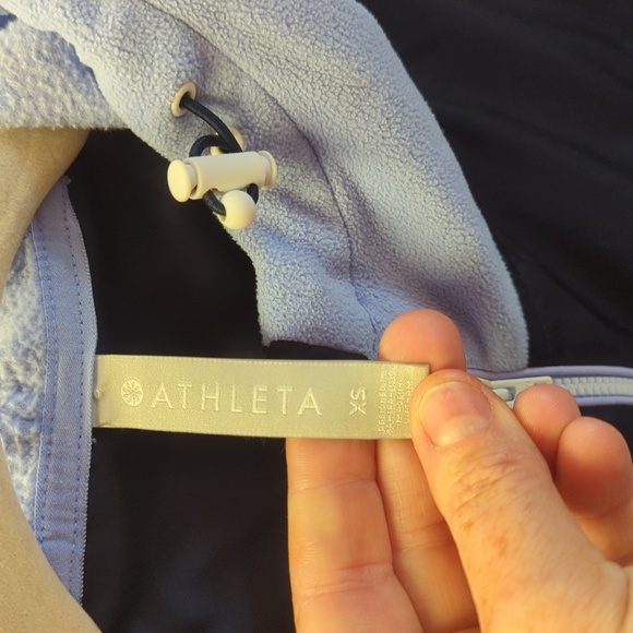 Athleta fleece running jacket size xs - Picture 2 of 4